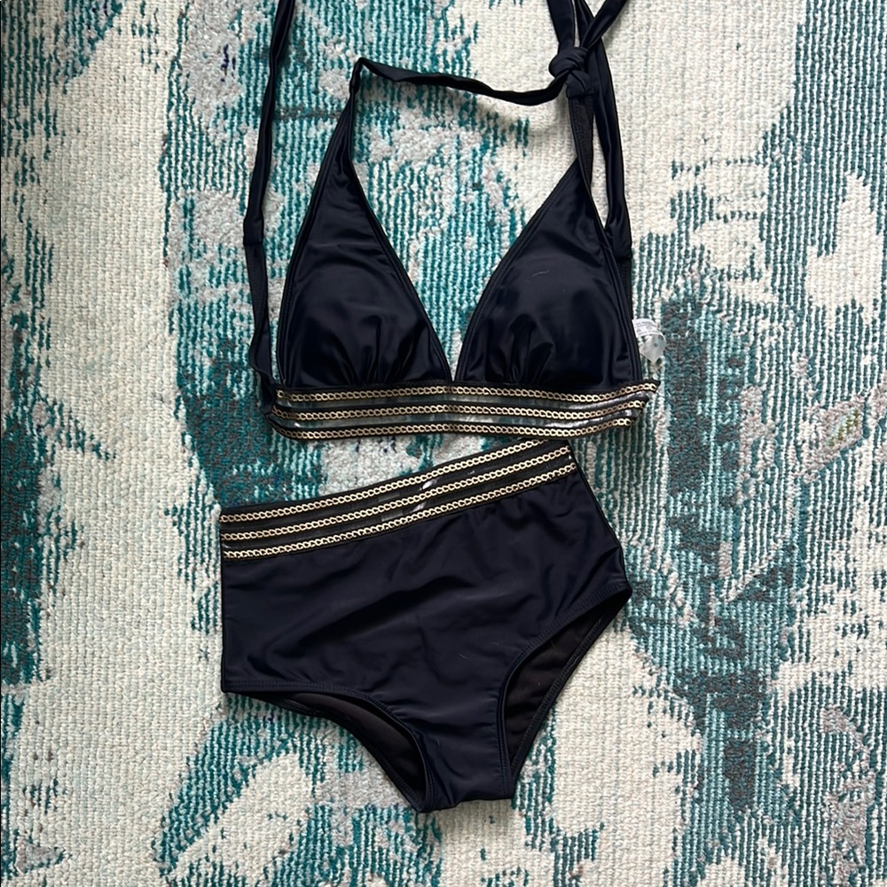 Elegant Black Women's Swimsuit